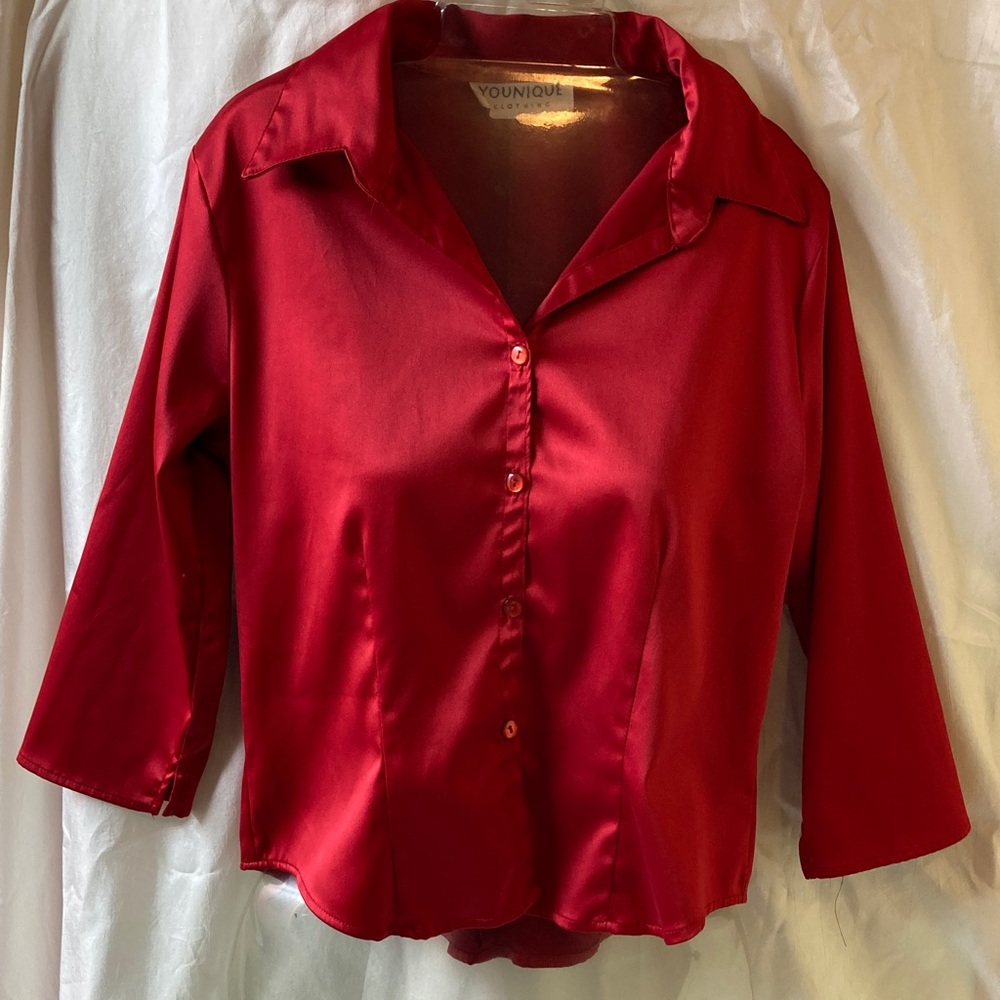 Younique Scarlet Button Down Shirt